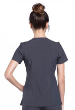 Load image into Gallery viewer, Mock Wrap Knit Panel Top