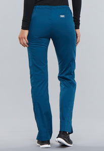 Mid Rise Straight Leg Drawstring Pant