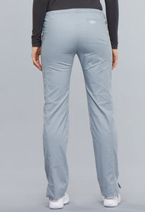 Mid Rise Straight Leg Drawstring Pant