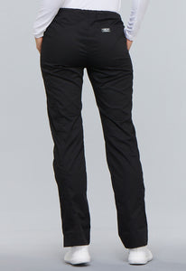 Mid Rise Straight Leg Drawstring Pant