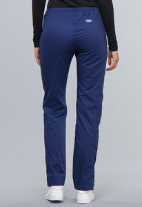 Mid Rise Straight Leg Drawstring Pant