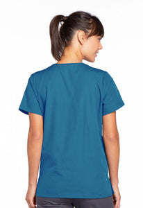 Snap Front V-Neck Top
