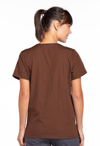 Snap Front V-Neck Top