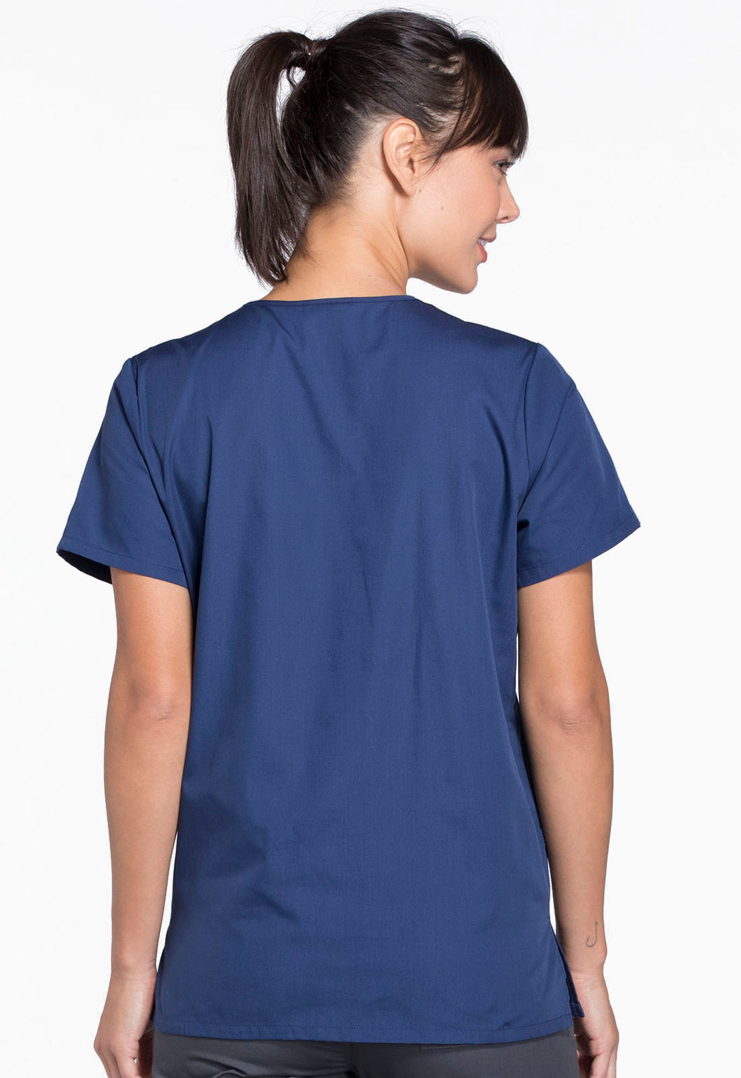 Snap Front V-Neck Top
