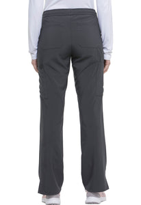 Mid Rise Straight Leg Drawstring Pant