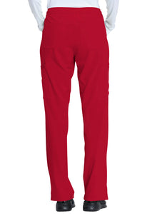 Mid Rise Straight Leg Drawstring Pant