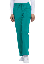 Load image into Gallery viewer, Mid Rise Straight Leg Drawstring Pant
