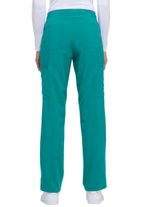Mid Rise Straight Leg Drawstring Pant