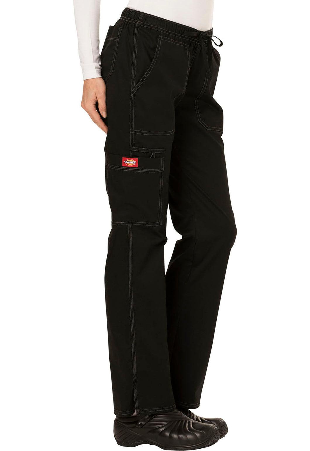 Low Rise Straight Leg Drawstring Pant