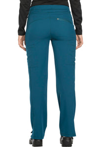 Mid Rise Straight Leg Drawstring Pant
