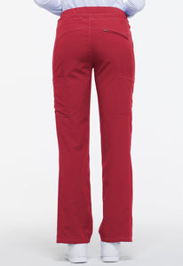 Mid Rise Straight Leg Drawstring Pant