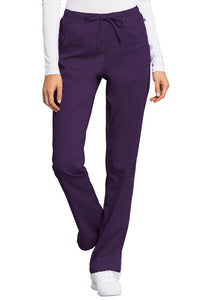 Mid Rise Straight Leg Drawstring Pant