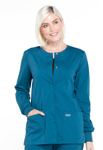 63% Polyester 34% Cotton 3% Spandex