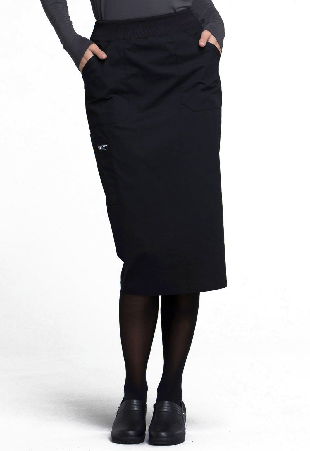 63% Polyester 34% Cotton 3% Spandex