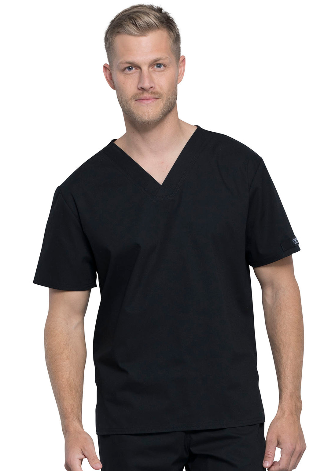 63% Polyester 34% Cotton 3% Spandex